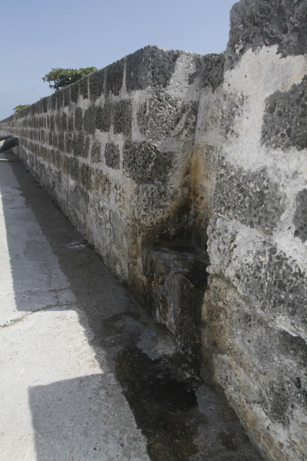 Penetrantes olores y manchas causadas por el orín deslucen la belleza del patrimonio. JULIO CASTAÑO-EL UNIVERSAL