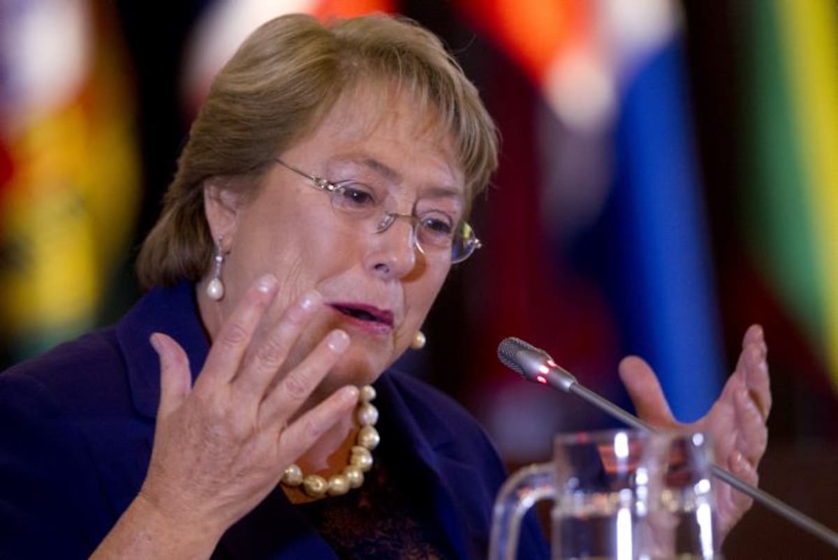 Michelle Bachelet. AFP Claudio Reyes