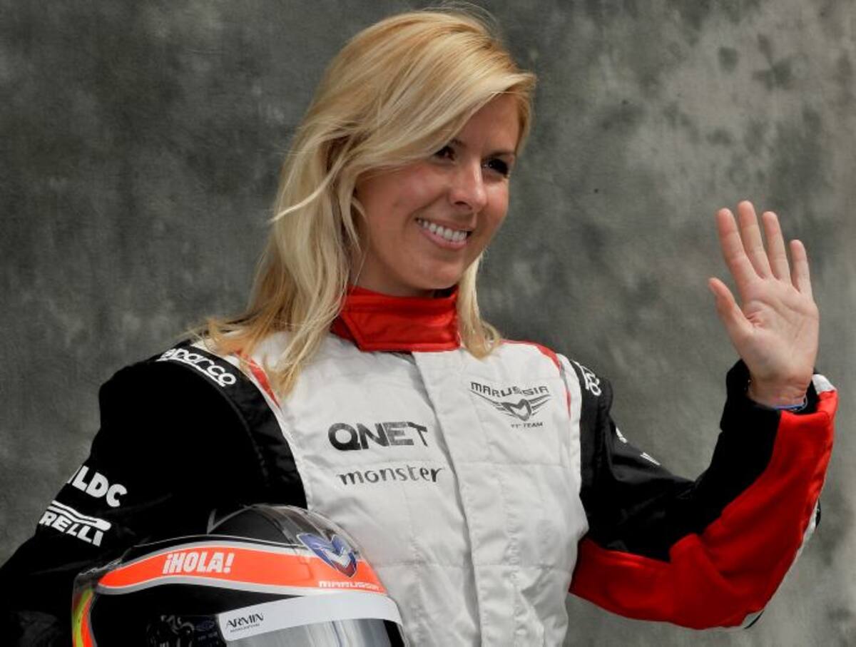 María de Villota. AFP PAUL CROCK
