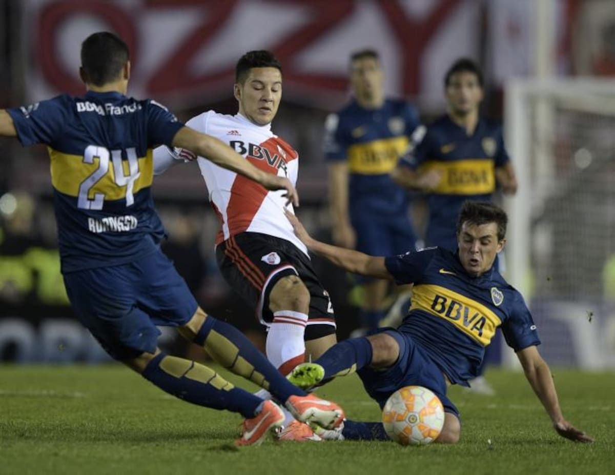 Boca Juniors y River Plate jugarían un amistoso el 9 de junio. AFP JUAN MABROMATA