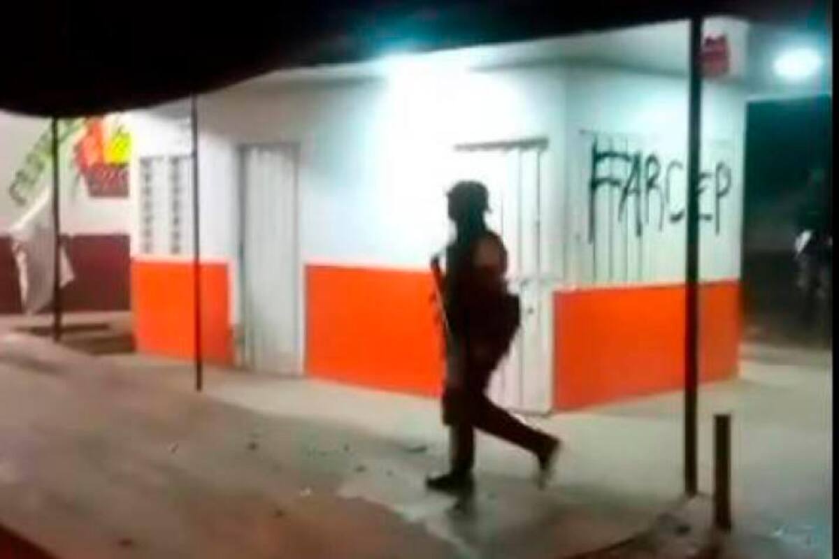 Video: disidencias de las Farc patrullaron en Puerto Wilches, Santander