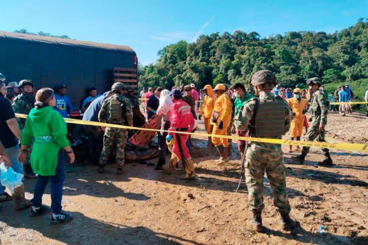 Con equipos de alta tecnología, FF.MM. apoya búsqueda de desaparecidos en Chocó