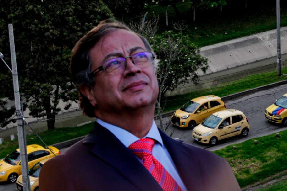 Petro pidió no enfrentar a conductores de aplicaciones con taxistas