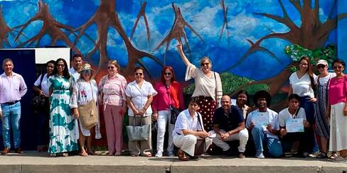 Así es el nuevo mural ecológico que engalana al Barrio Chino