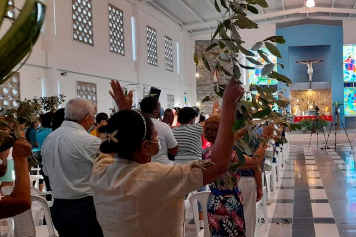 Fotos: se inicia la celebración del Domingo de Ramos en Cartagena