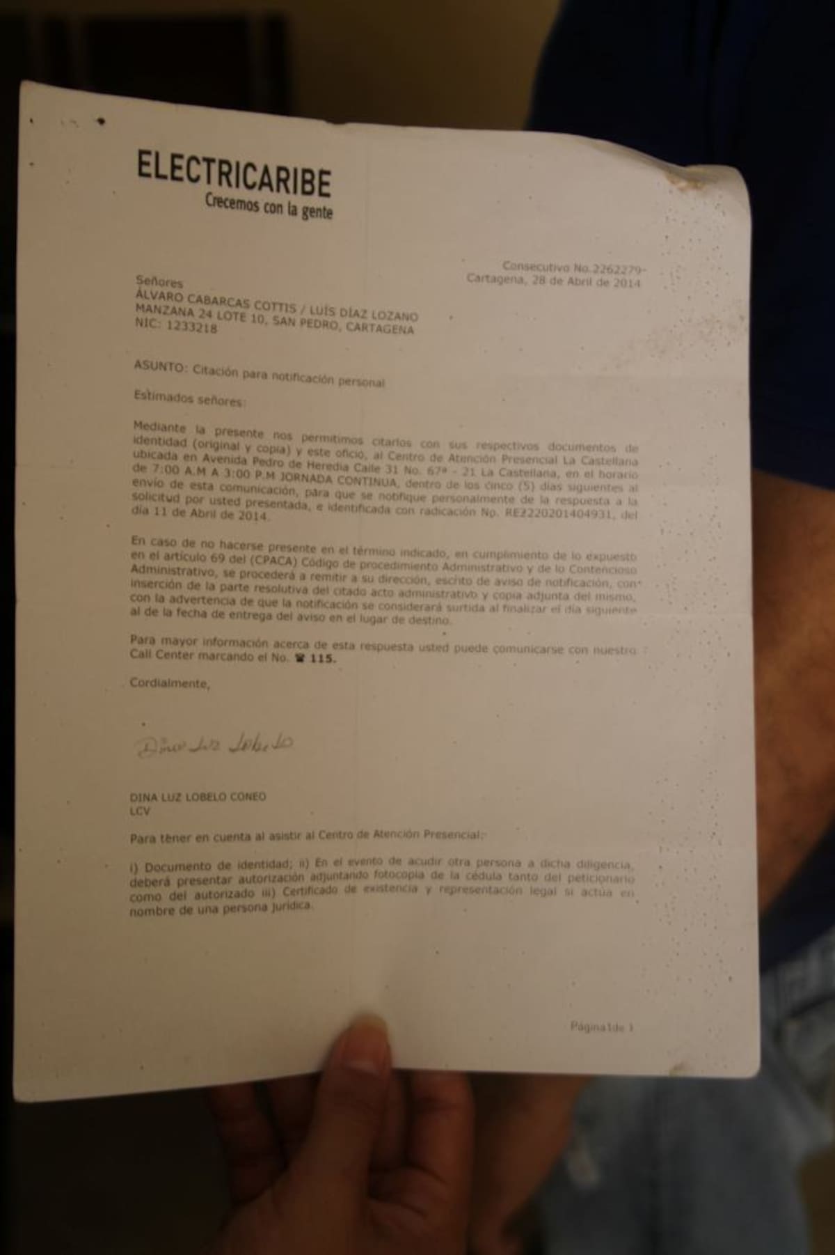 Electricaribe respondió que este semestre hará el cambio de poste. JORGE PUERTA RUÍZ - EL UNIVERSAL