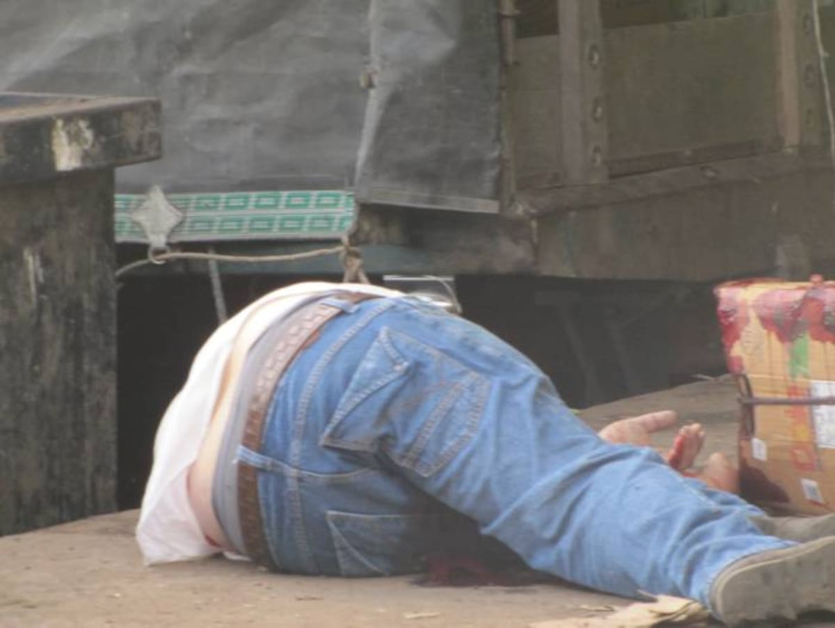 El hombre de 34 años, que era vendedor mayorista de tomate y cebolla, se encontraba en la zona La Rampa cuando fue asesinado. EL UNIVERSAL