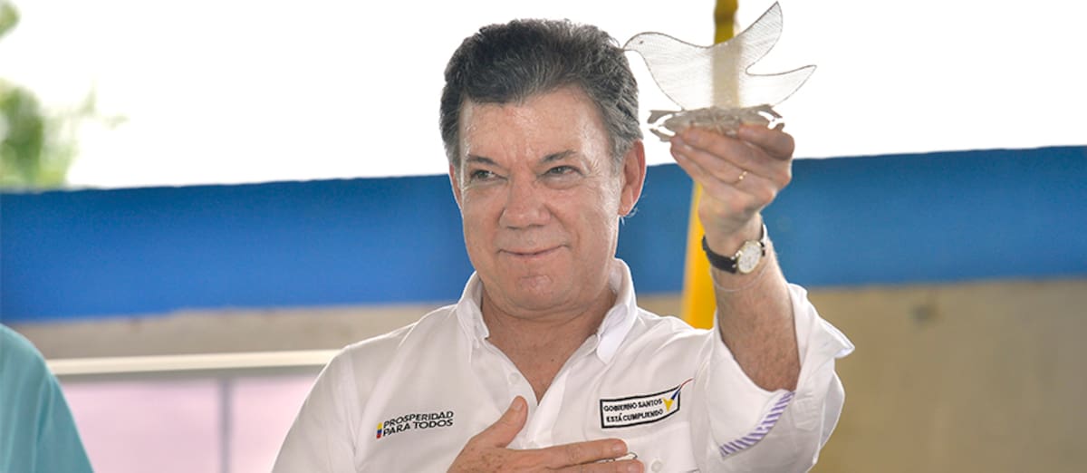 Juan Manuel Santos, presidente de Colombia. Foto: Presidencia de República