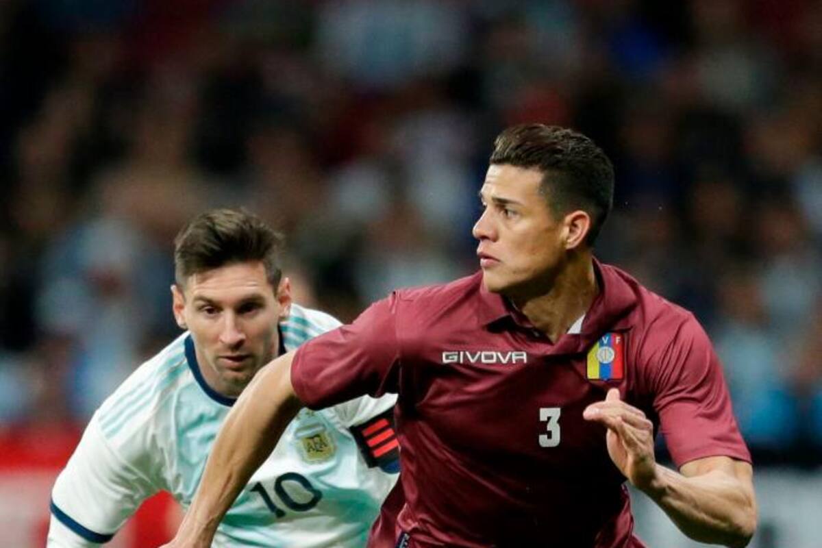 Venezuela amarga el regreso de Lionel Messi con Argentina