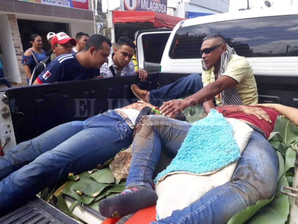 Estudiantes heridos en el accidente ocurrido en la Transversal de los Montes de María. Lila Leyva.