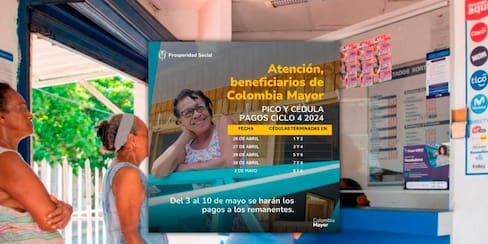¡Prográmate! Este es el pico y cédula para retirar subsidio de Colombia Mayor