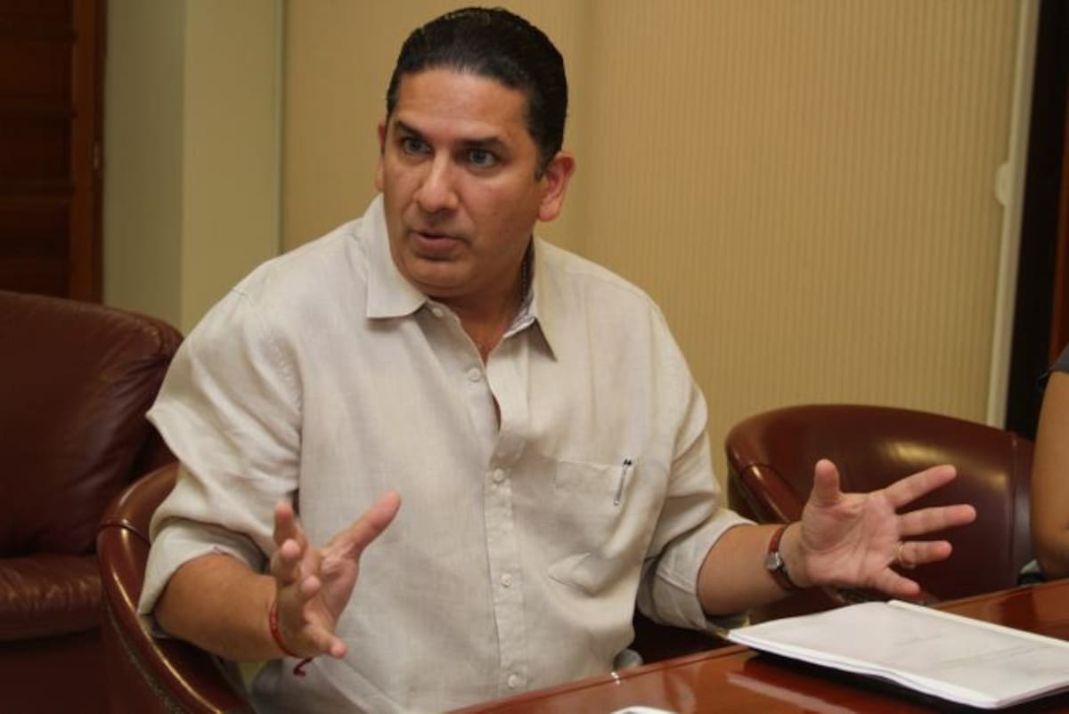 Juan Carlos Gossaín Rognini, gobernador de Bolívar. Maruja Parra - El Universal.