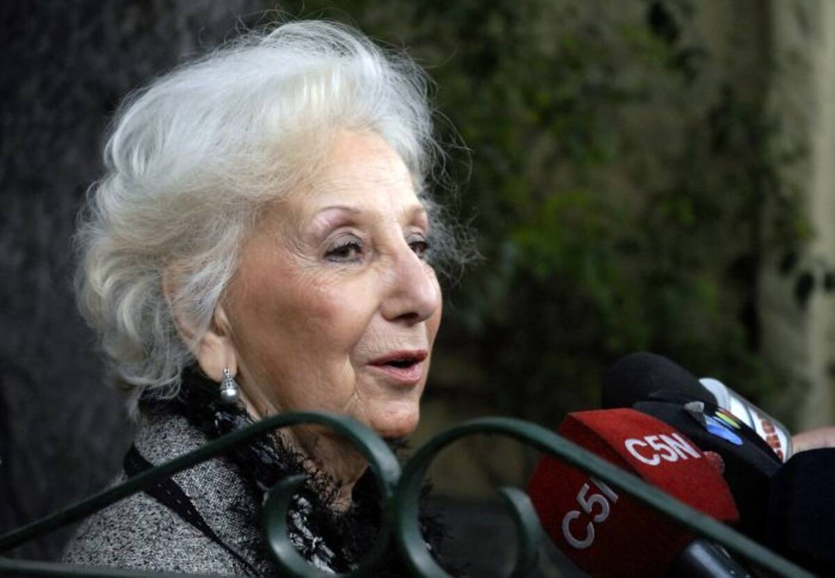 Estela de Carlotto. AFP Carlos Cermele