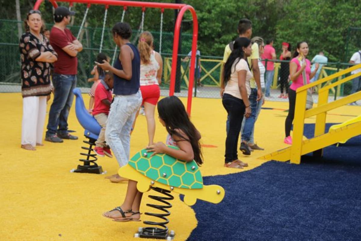 Los espacios para la diversión de los niños que visiten el parque están muy bien acondicionados. El Espíritu del Manglar estará abierto de martes a domingos, de 10 de la mañana a 9 de la noche. El lunes será para el mantenimiento del mismo. / Luis Aparicio/ El Universal