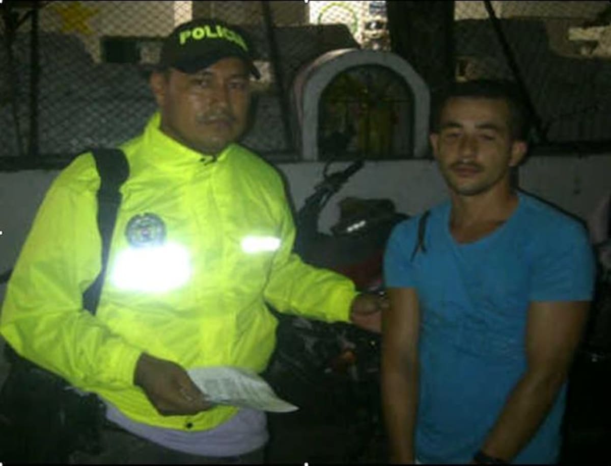 La Sijin capturó a Juan Camilo Osorio Martínez conocido como ‘el Relojero’, supuesto cabecilla del Eln. CORTESÍA