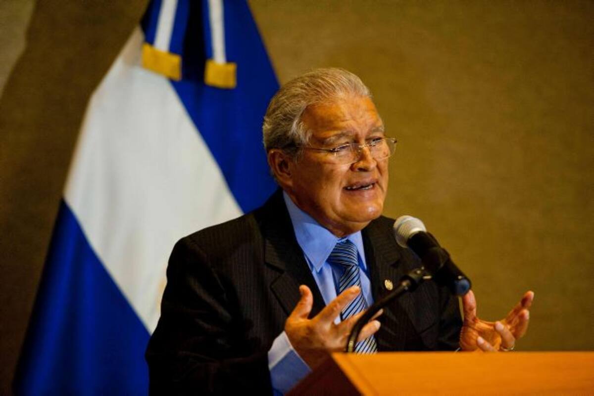Salvador Sánchez Cerén. AFP JOSE CABEZAS