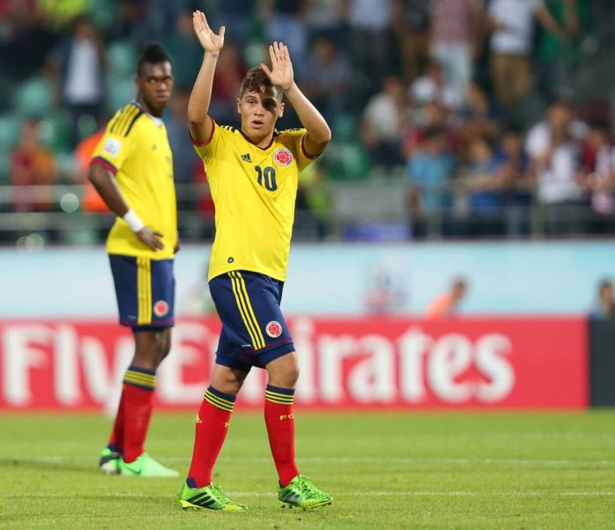 Juan Fernando Quintero fue el autor del gol con el que Colombia venció a Turquía en el Mundial sub 20. AFP