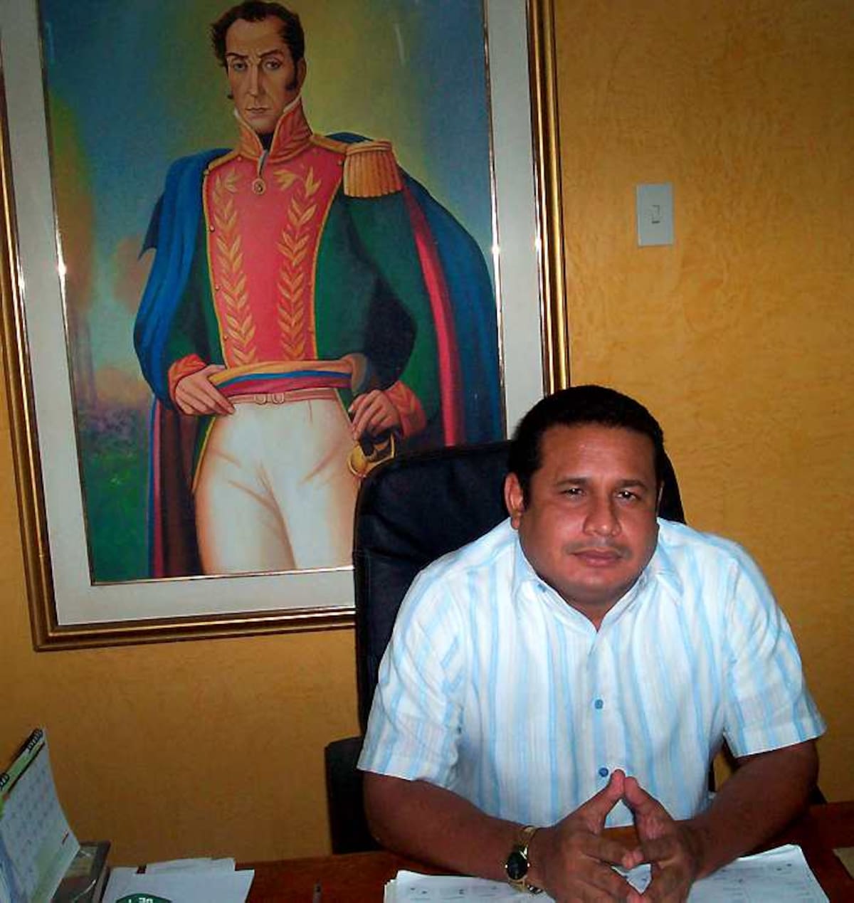 Heyder Flórez Julio, alcalde de Turbana. ARCHIVO
