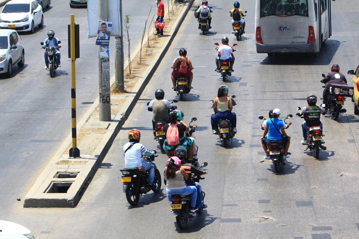 ¡Pilas! Estos son los ‘días sin moto’ de mayo en Cartagena