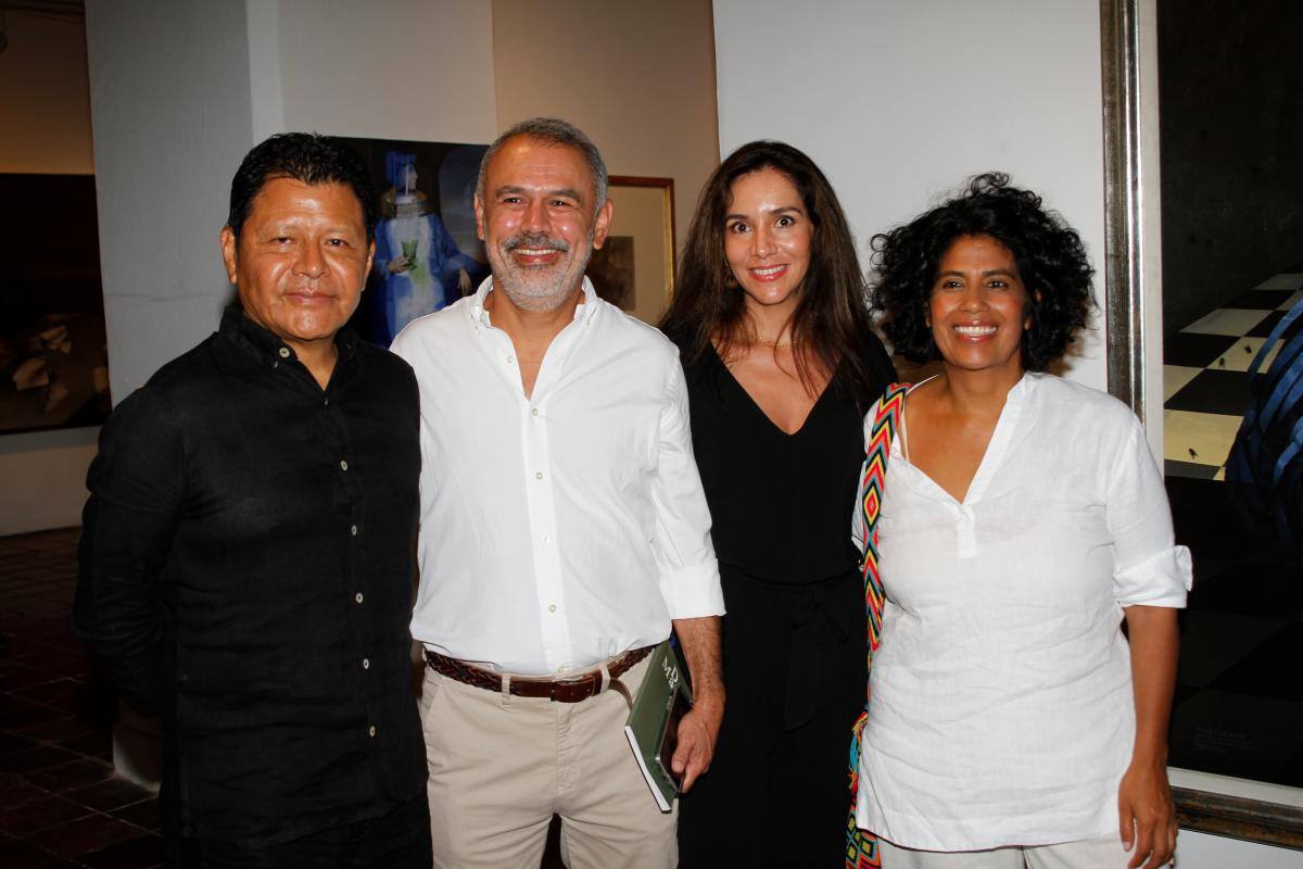 Carlos Jacanamijoy, Daniel Nieto, Mónica Barragán y Zoraida Iguarán.