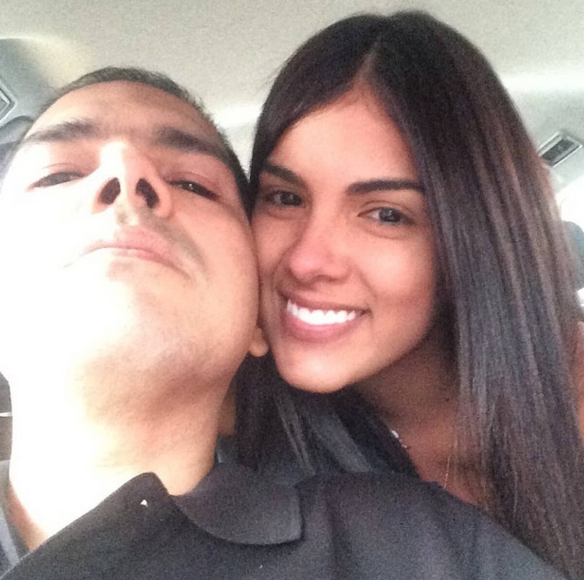Peter Manjarrés y María Alexandra Becerra. INSTAGRAM