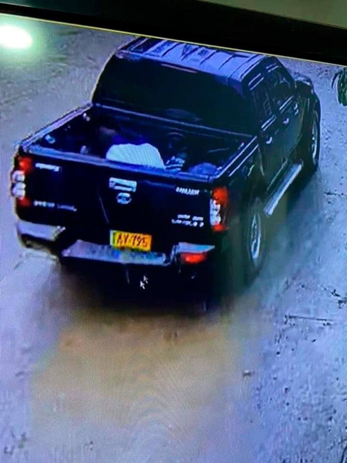 Esta sería la camioneta en la que Víctor Téllez habría sido secuestrado.