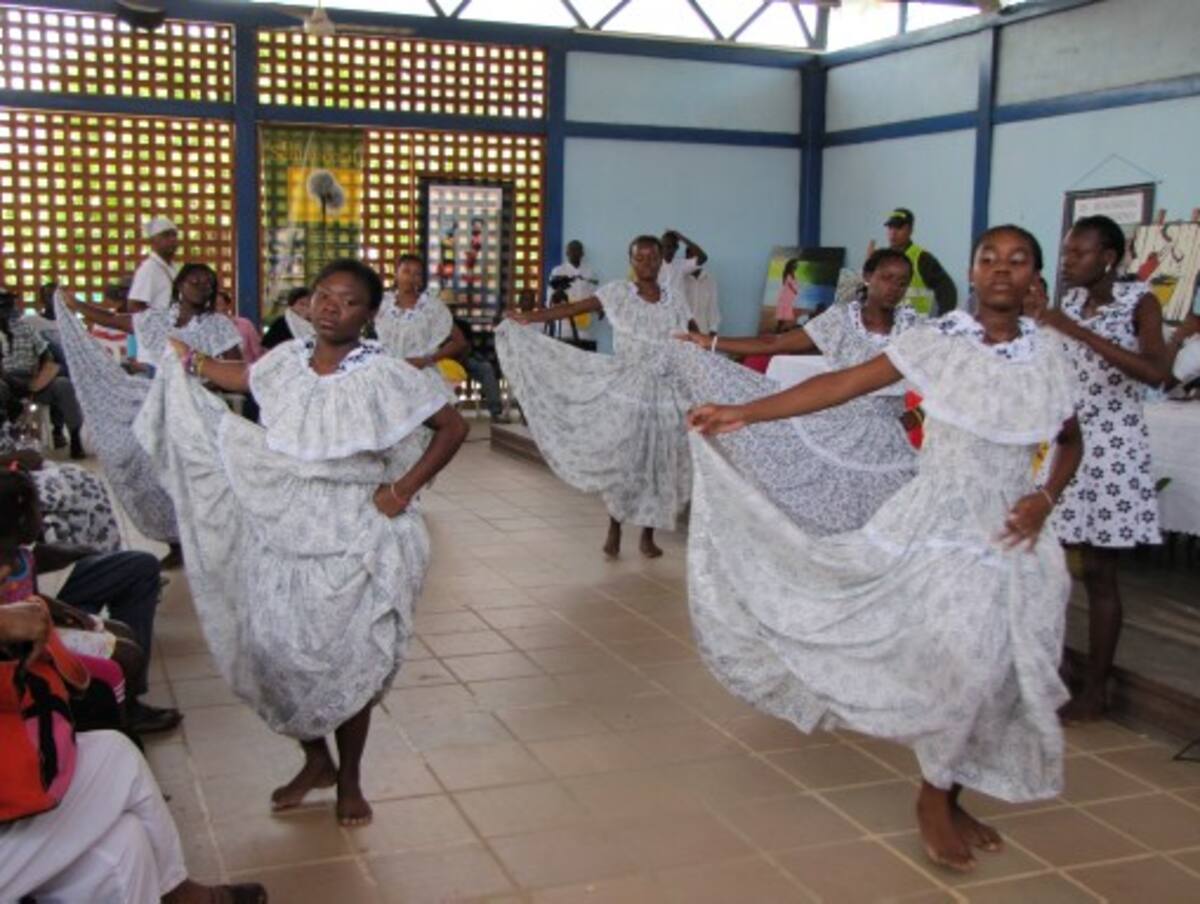 En la celebración del Día de la Afrocolombianidad, los palenqueros exhibieron sus manifestaciones culturales, representadas en bailes y cantos. JUAN GUILLERMO CASTRO PINEDA - EL UNIVERSAL
