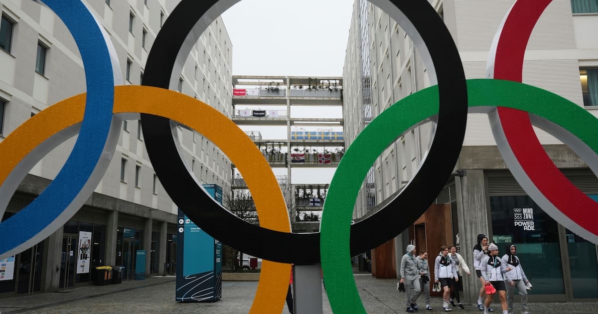 Valentine's Day "Depleted" Condoms in the Milan-Cortina Olympic Village