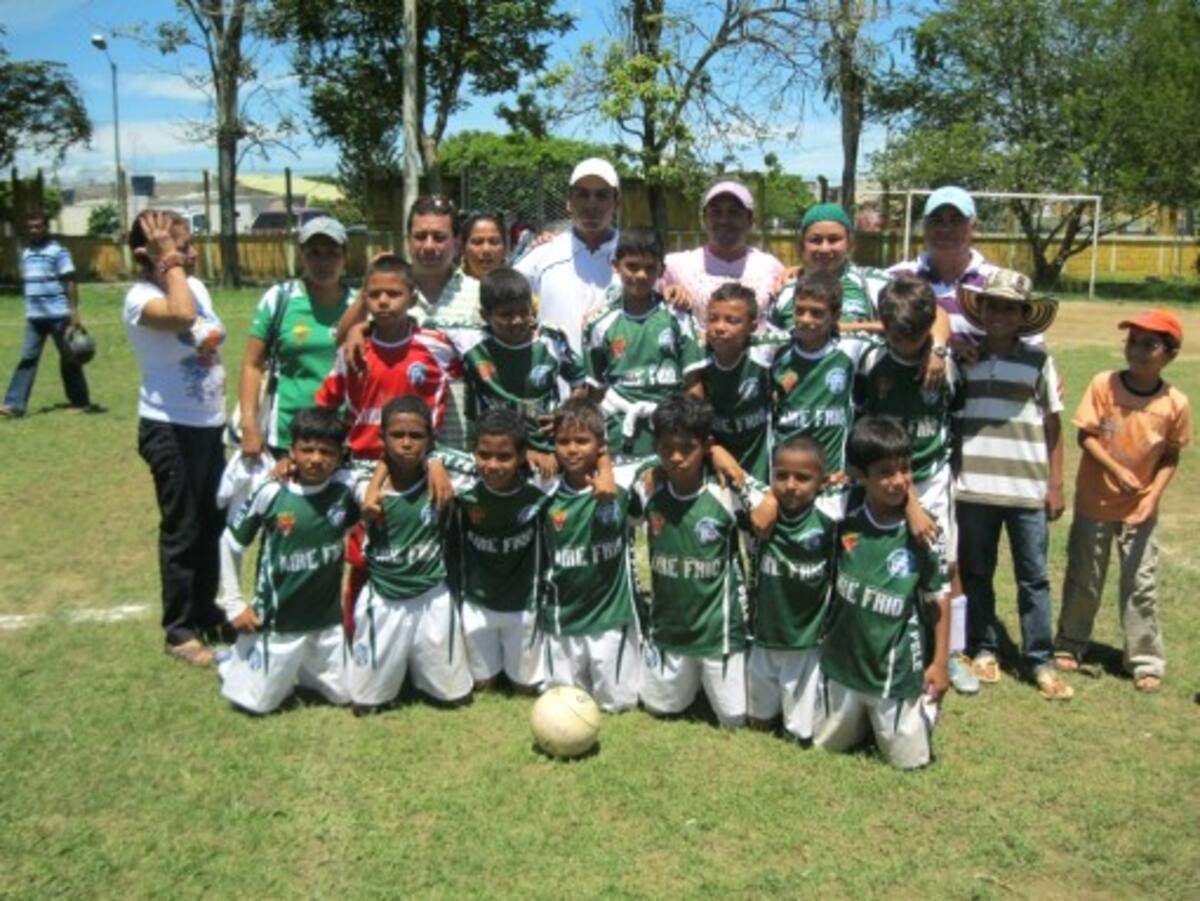 La escuela de Fútbol Rey Pelé de Montería categoría prinfantil se coronó campeón del Festival Nacional de Fútbol, “Qué vivan los Niños”, certamen que se realizó en esta ciudad. FOTOS: JUAN FABRA/EL UNIVERSAL