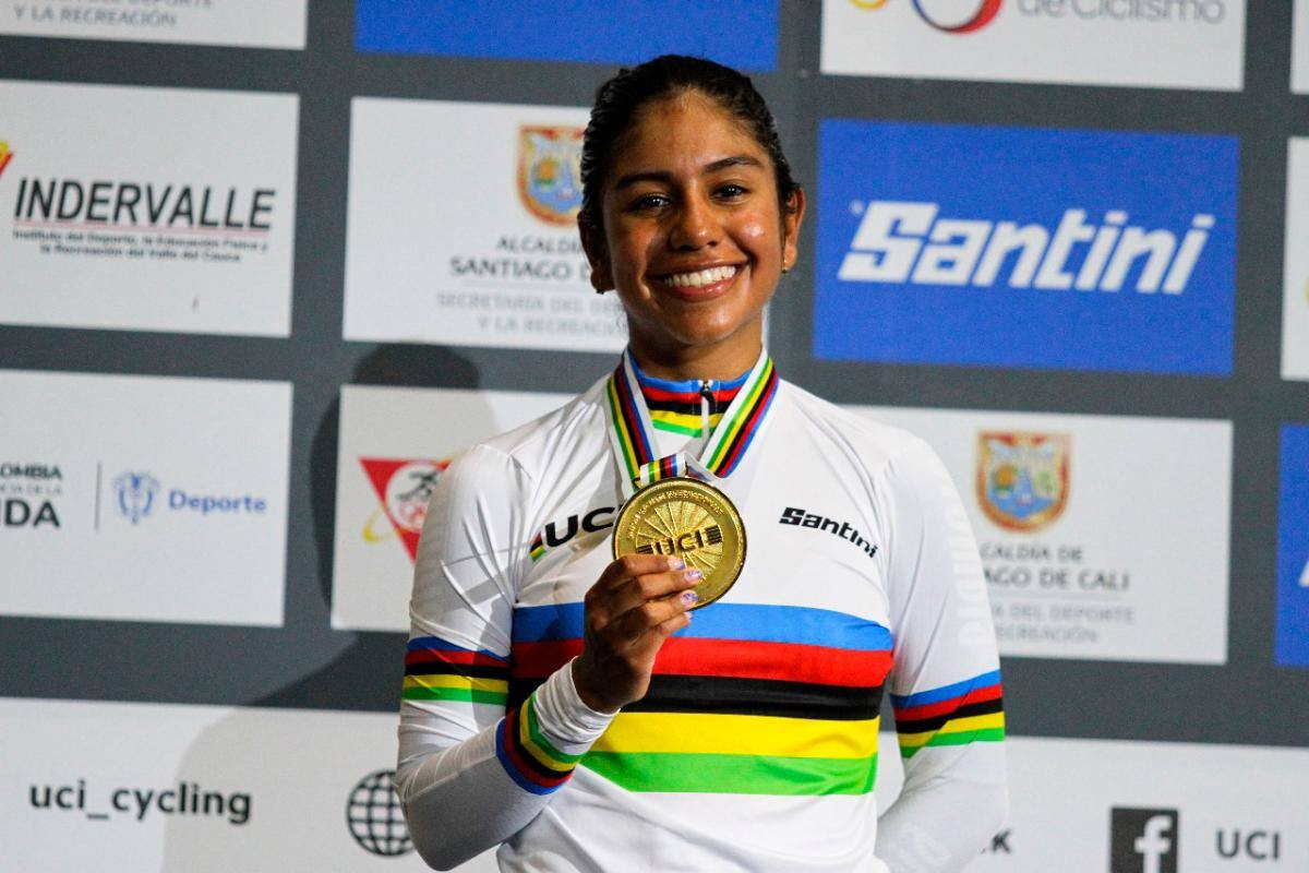 Representantes de Colombia cosechan oros en el Mundial de Ciclismo de Cali