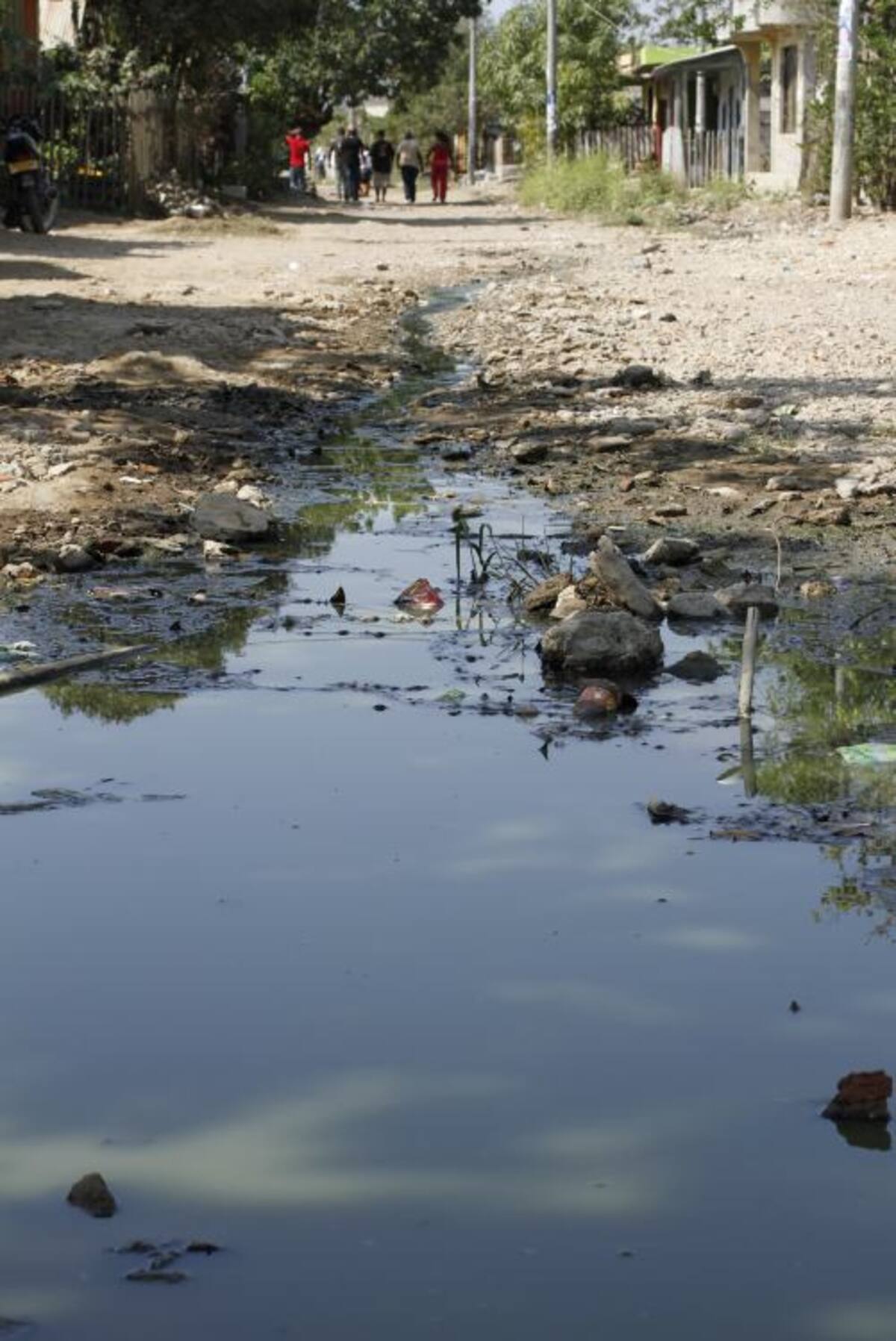 La problemática de sanidad que se vive en Bayunca tiene más de trece años. Aroldo Mestre