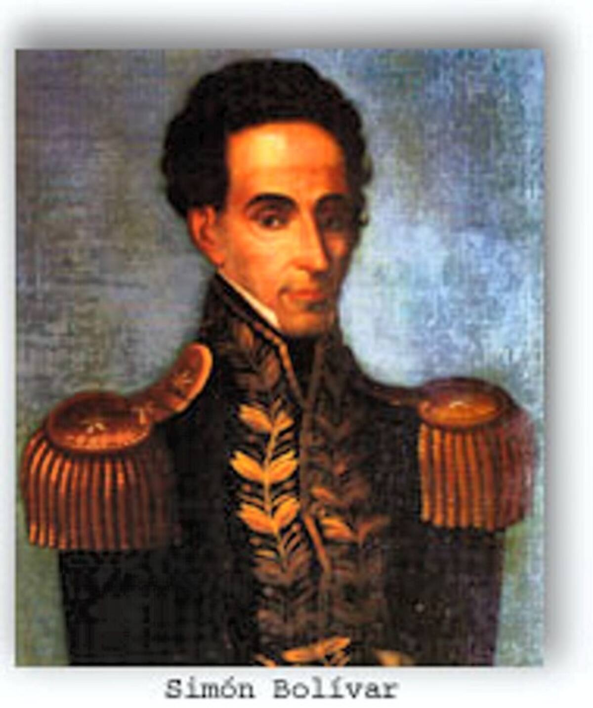 Simón Bolívar. CORTESÍA