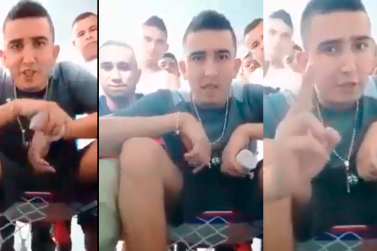 Video: el sicario que amenaza con multiplicar homicidios desde la cárcel