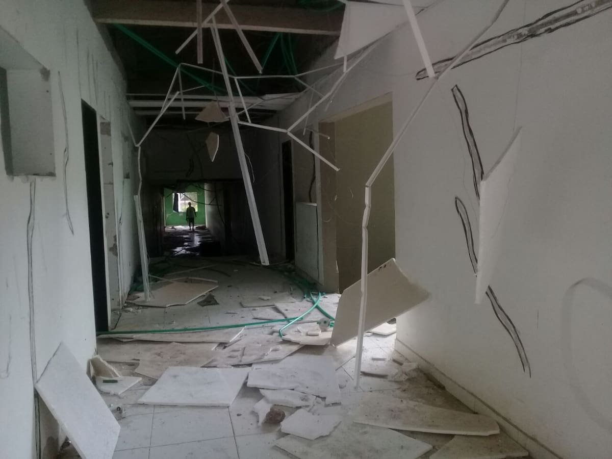 Según la policía, fueron habitantes aledaños al sector los que saquearon el lugar. Lila Leyva Villarreal