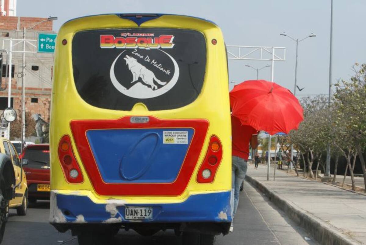 Los cartageneros tardan en promedio 68 minutos en llegar a su destino utilizando como medio de transporte el servicio público colectivo. La mayoría de accidentes de tránsito vinculan motocicletas. Archivo-El Universal