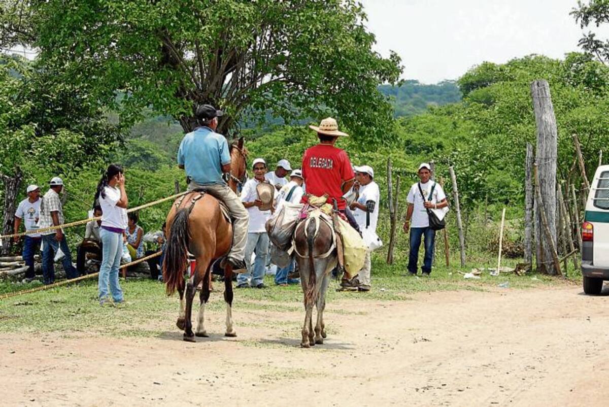 Los campesinos que han recibido sus tierras tienen muchas esperanzas en el proceso adelantado a través de la Ley de Víctimas. MANUEL SANTIAGO PÉREZ - EL UNIVERSAL