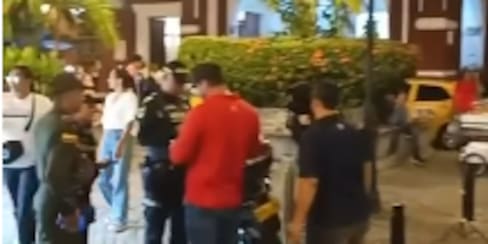 Video: así fue la violenta riña entre vendedores ambulantes en la Plaza de San Diego