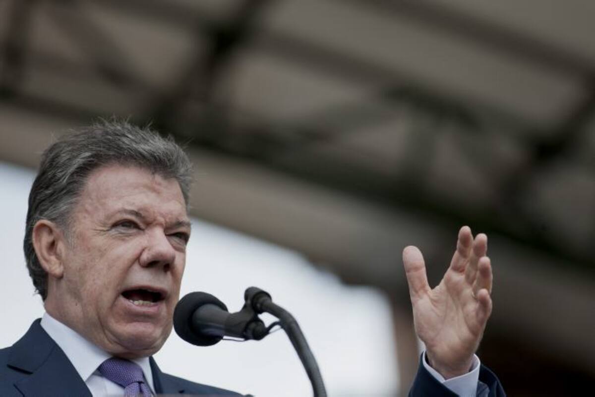 Juan Manuel Santos, Presidente de la República de Colombia Archivo.