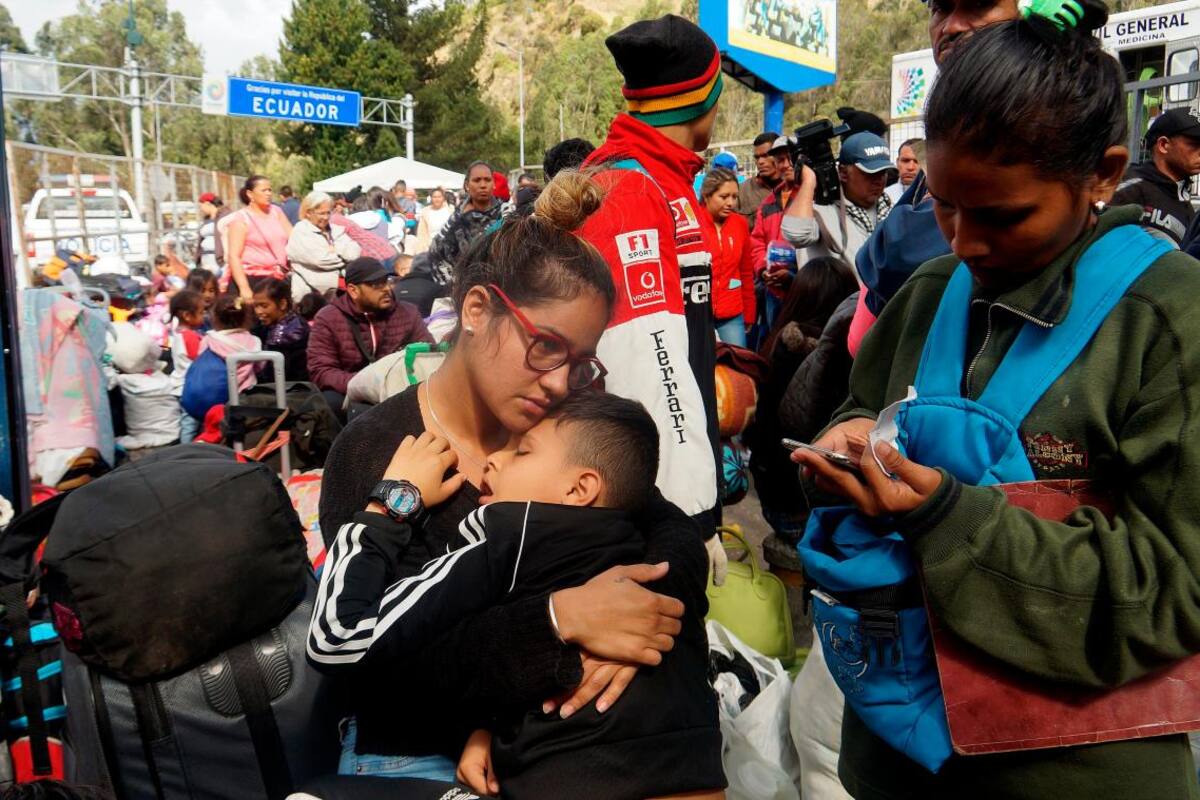 Once mil venezolanos entraron a Ecuador antes del requisito de la visa