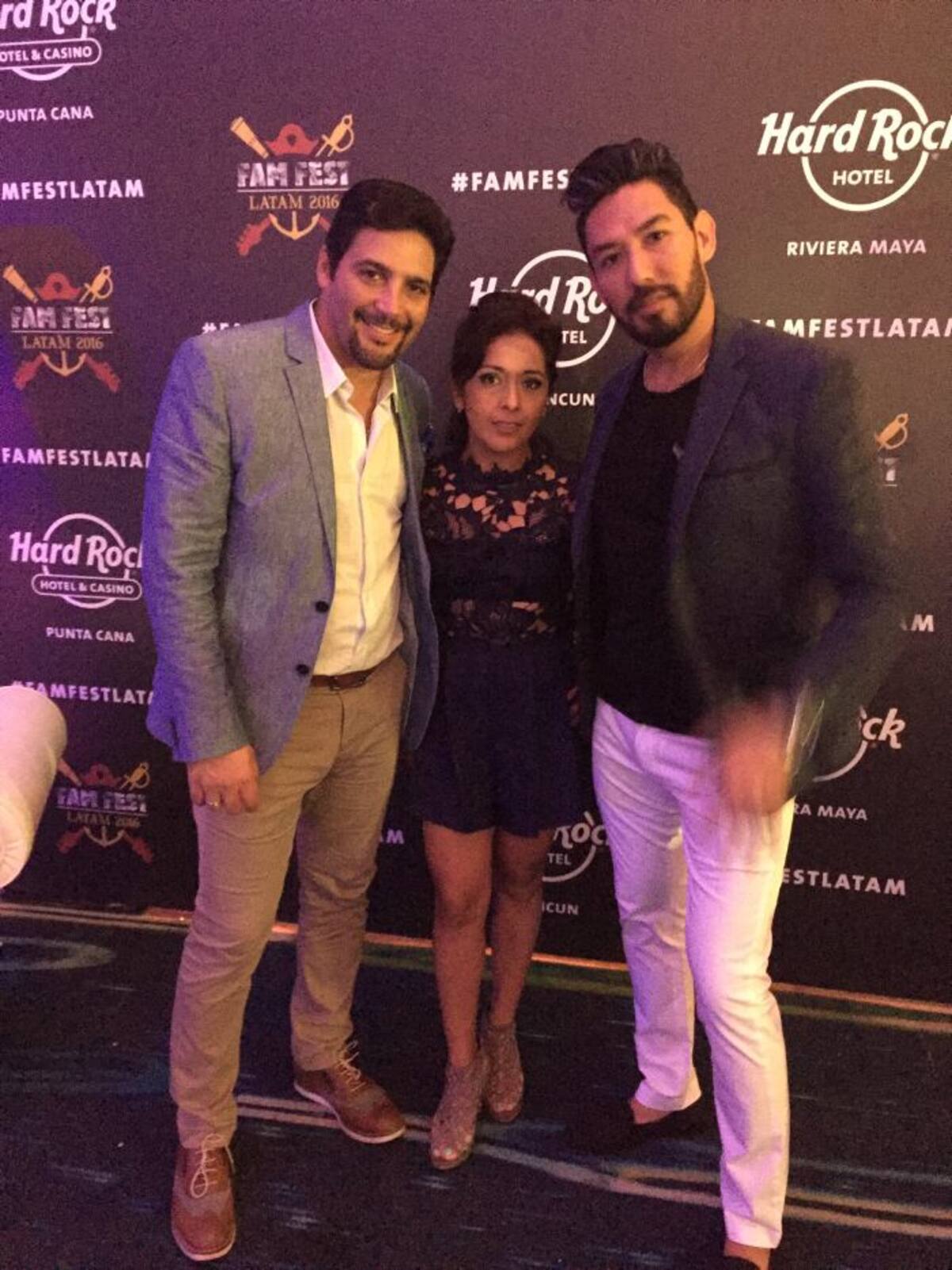 Agmet Escaf, Veronica Bazan, Leonel Reyes. Cortesía