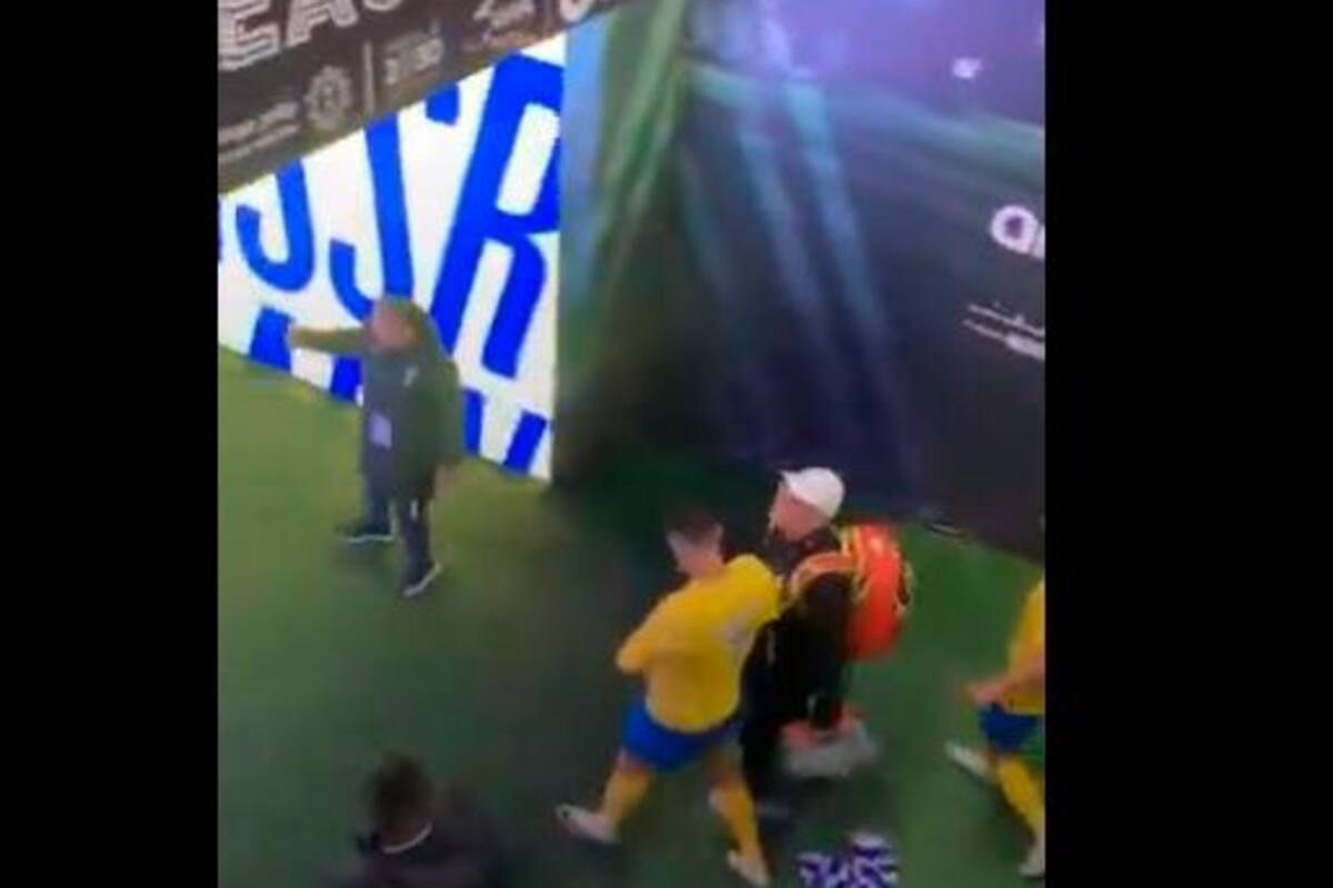 Video: critican en redes sociales a Cristiano Ronaldo por gesto obsceno