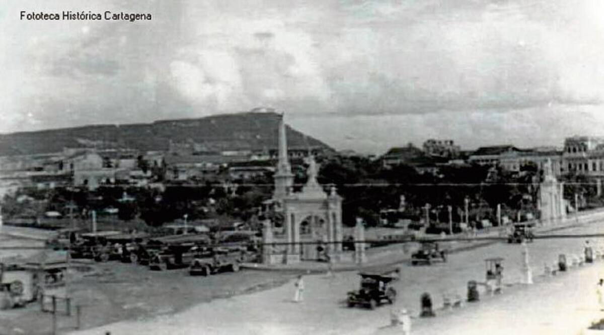 Cuando Cartagena tenía tranvía. FOTOS: FOTOTECA HISTÓRICA DE CARTAGENA