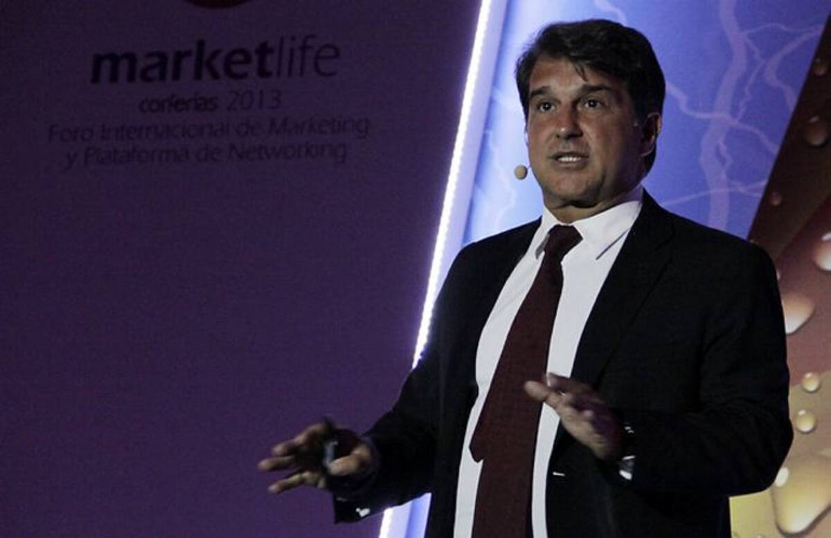 El expresidente del club español Barcelona FC, Joan Laporta, está en Bogotá para compartir las claves de un modelo empresarial de éxito. COLPRENSA