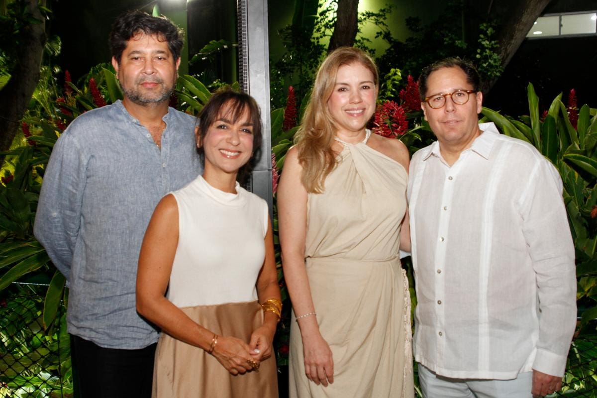 Pedro Ibarra, Karina Cure, María Patricia Salgado y Hernando Cavelier.//Foto: Luis Eduardo Herrán - El Universal.