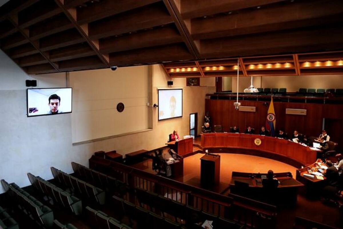 Audiencia de preacuerdo del exgobernador de Córdoba Alejandro Lyons. Colprensa.