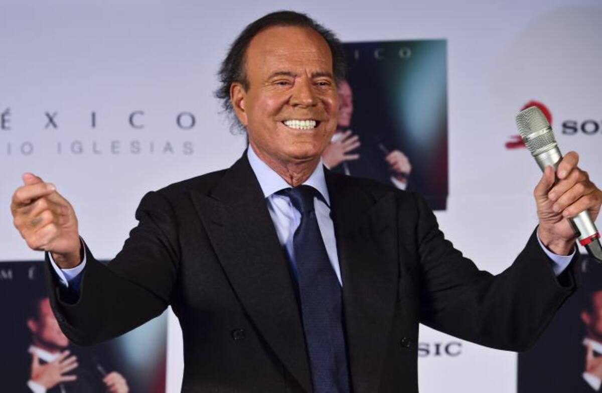 El cantante español Julio Iglesias. AFP