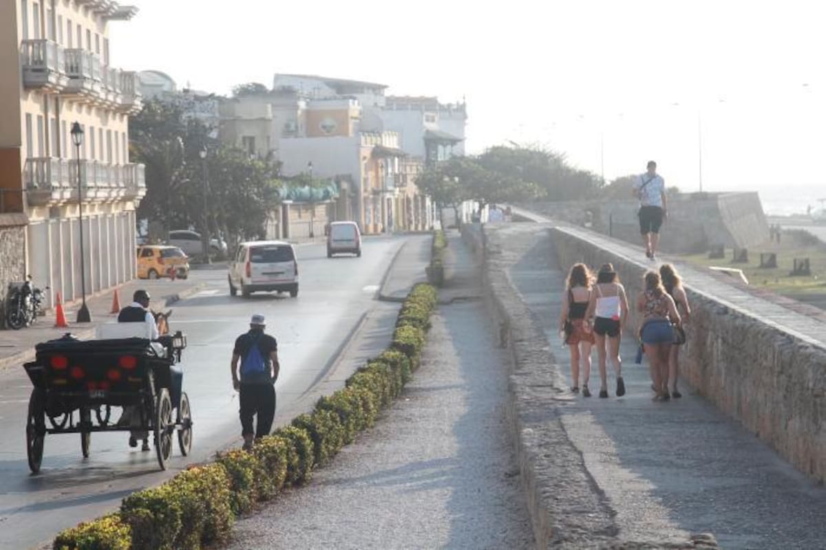 A cuarentena turistas extranjeros y nacionales en Cartagena