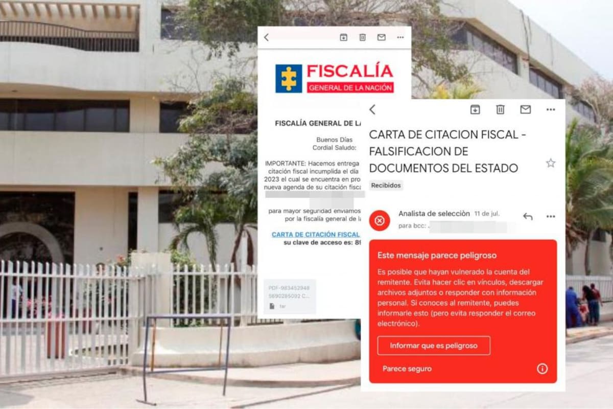 ¡Ojo! Sujetos se hacen pasar por la Fiscalía en Cartagena para vaciar cuentas