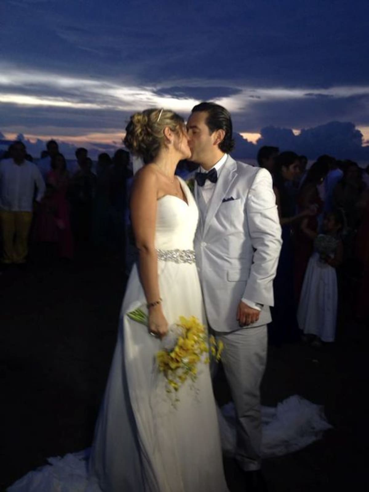 Boda de la periodista Andrea Guerrero y el empresario Alejandro Falla. CORTESÍA