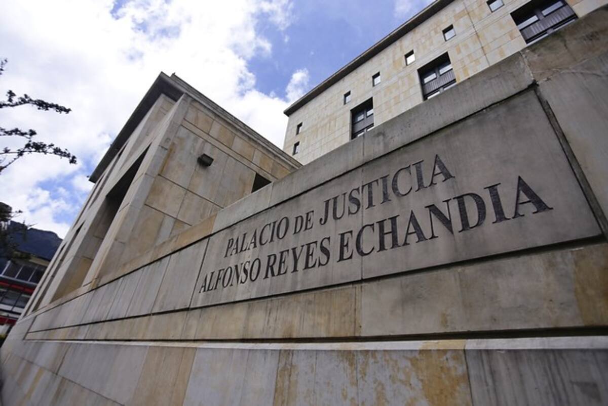 Palacio de Justicia de Bogotá. Colprensa.